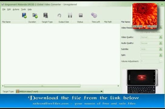 KingConvert Motorola DROID PRO Video Converter 5.3 Full Crack Download