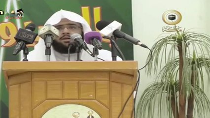 ابن الشيخ السديس يفتتح ملتقى القران الاول بتلاوة مباركه