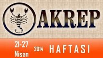 AKREP Burcu 21-27 Nisan 2014 HAFTALIK burç yorumu, Astroloji uzmanı Demet Baltacı