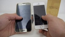 Samsung Galaxy S5 Gold vs. Apple iPhone 5S Gold