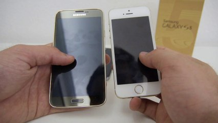 Samsung Galaxy S5 Gold vs. Apple iPhone 5S Gold