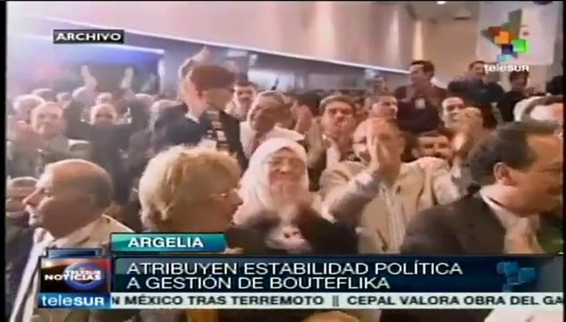 Buteflika es reelecto presidente de Argelia