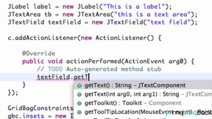 Learn Java Tutorial 1.36- Getting Text and Setting Text