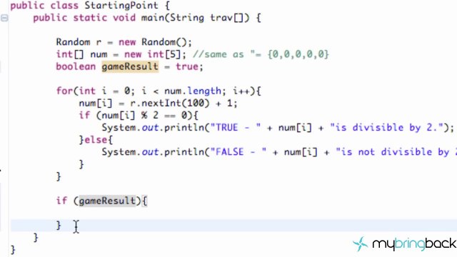 Learn Java Tutorial 1.22- Finish our App with Boolean Variables