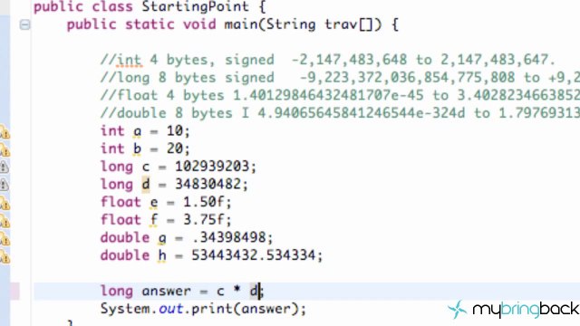 Learn Java Tutorial 1.13- Basic Math Operators