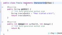 Learn Java Tutorial 1.10- Implements an Interface (implementing in java)