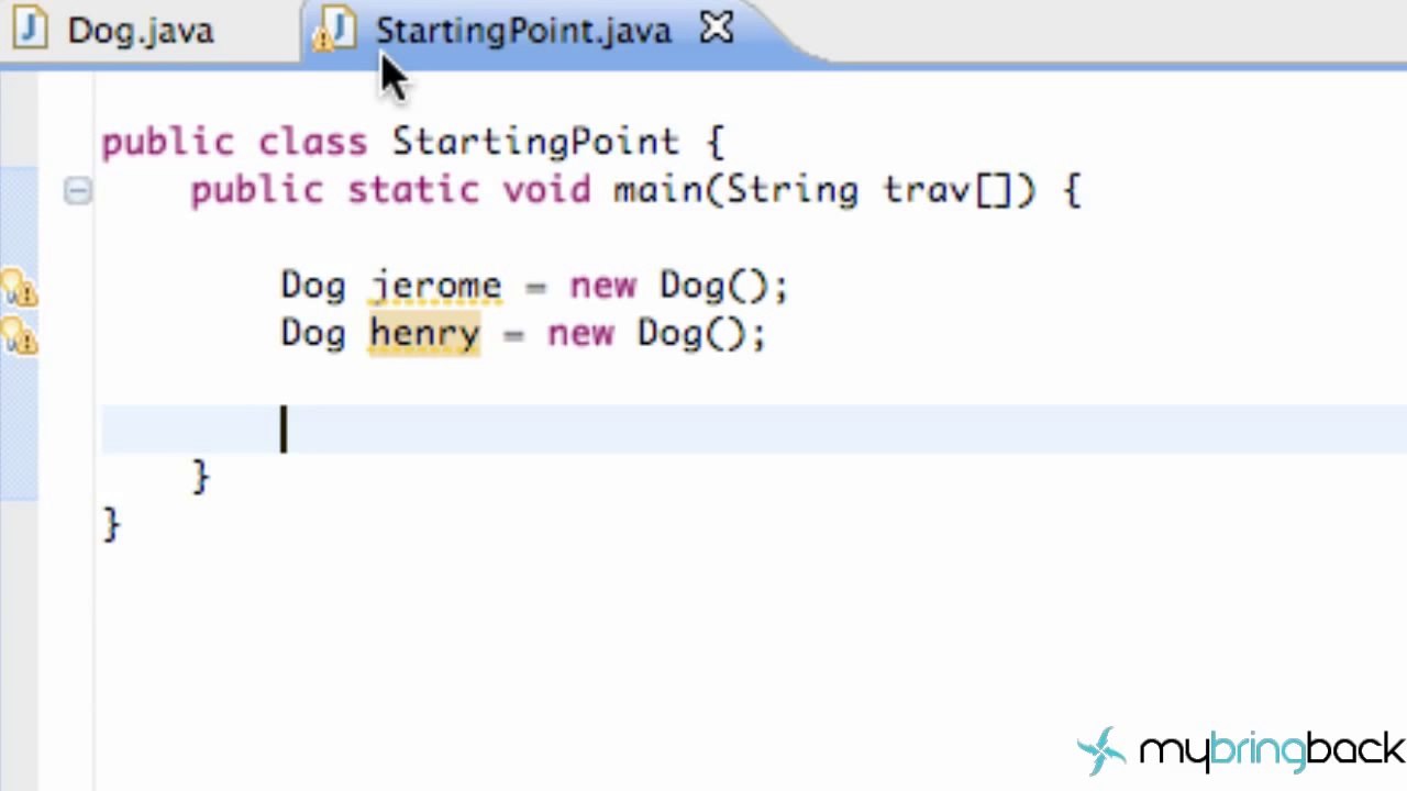 Learn Java Tutorial 1.7- Creating Constructors in Java