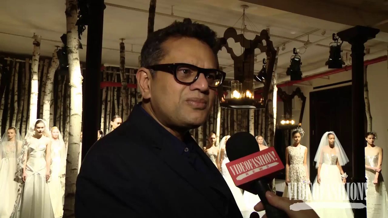 Naeem Khan Bridal Spring 2015 -- New York Bridal -- Backstage, Interviews & Runway | Videofashion