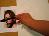 How To Draw Portrait of Megan Fox - Drawing Faces