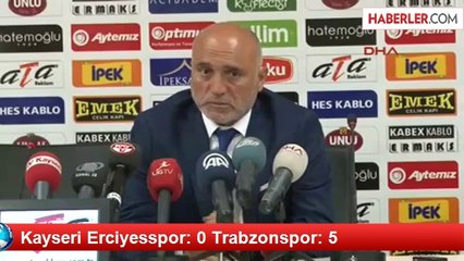 Kayseri Erciyesspor: 0 Trabzonspor: 5