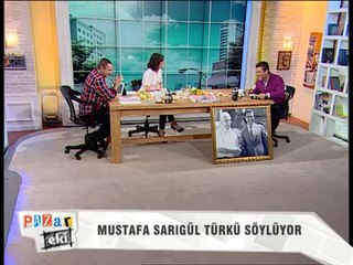Mustafa Sarıgül türkü söylüyor...