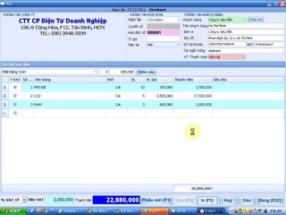 Phần mềm tự in hóa đơn VAT