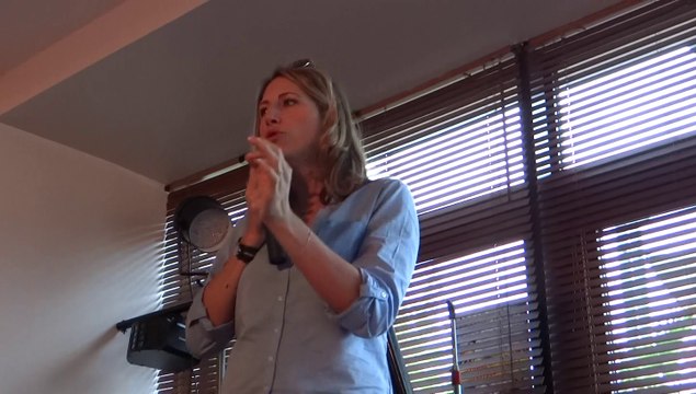 DESNOS MICHEL PRESENTE MAUD FONTENOY ESCALE BLEUE CAFE ST CLAIR SETE 18 4 2014