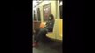 Dude caught on tape dropping trou and taking leak on New York City subway