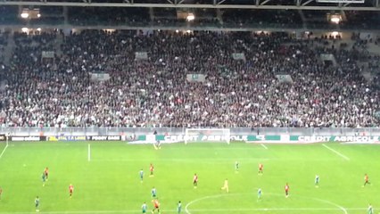 ASSE/Rennes, les chants