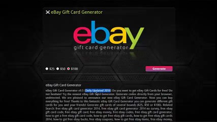 Gratuit eBay Carte Cadeau - Gratuit Carte Cadeau eBay - Vidéo Dailymotion
