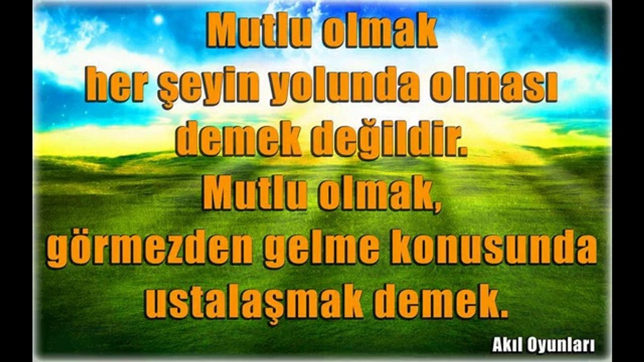 SÖZLER (Özlü ve Güzel Sözler)