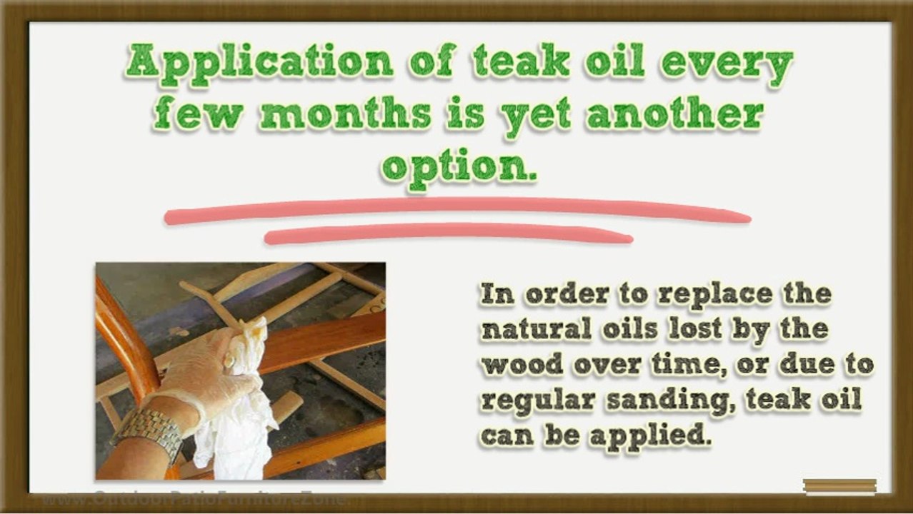 Caring For Indonesian Teak Outdoor Patio Furniture  - Tips and Tricks