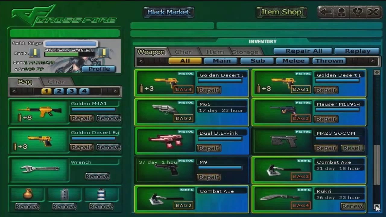 PlayerUp.com - Buy Sell Accounts - [CF] CrossFire [NA] Account for Sale