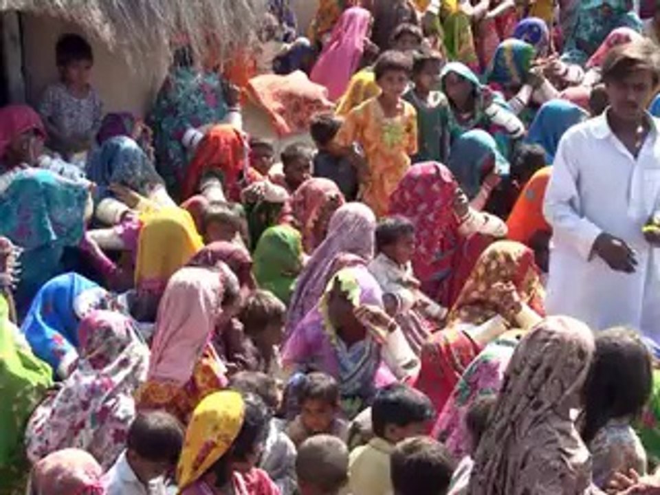 Chairman PRF Haleem Adil Sheikh visited Kaposar Goth on 08.03.2014