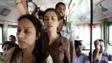 Bus and Girl