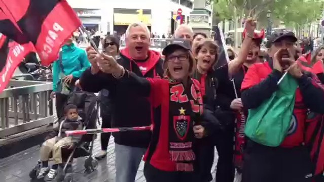 Rugby - RCT : le Pilou Pilou sur la Rambla