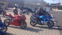 Les motards manifestent