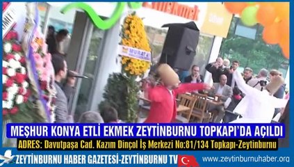 Meşhur Konya Etli Ekmek Topkapı'da Açıldı