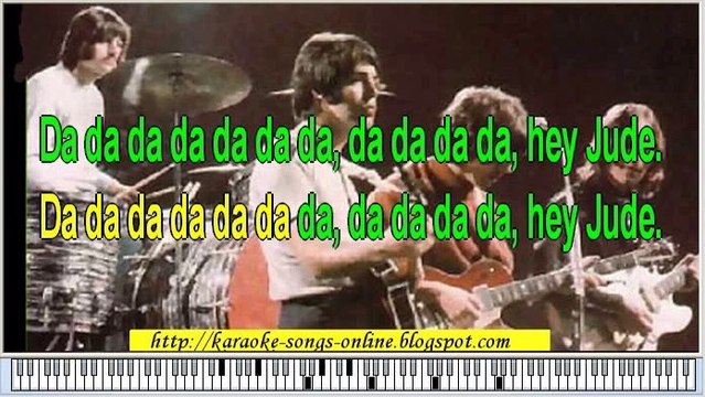 The Beatles - Hey Jude free online karaoke song & lyrics.
