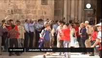 Jerusalem: Hundreds gather for Easter service amid heightened security