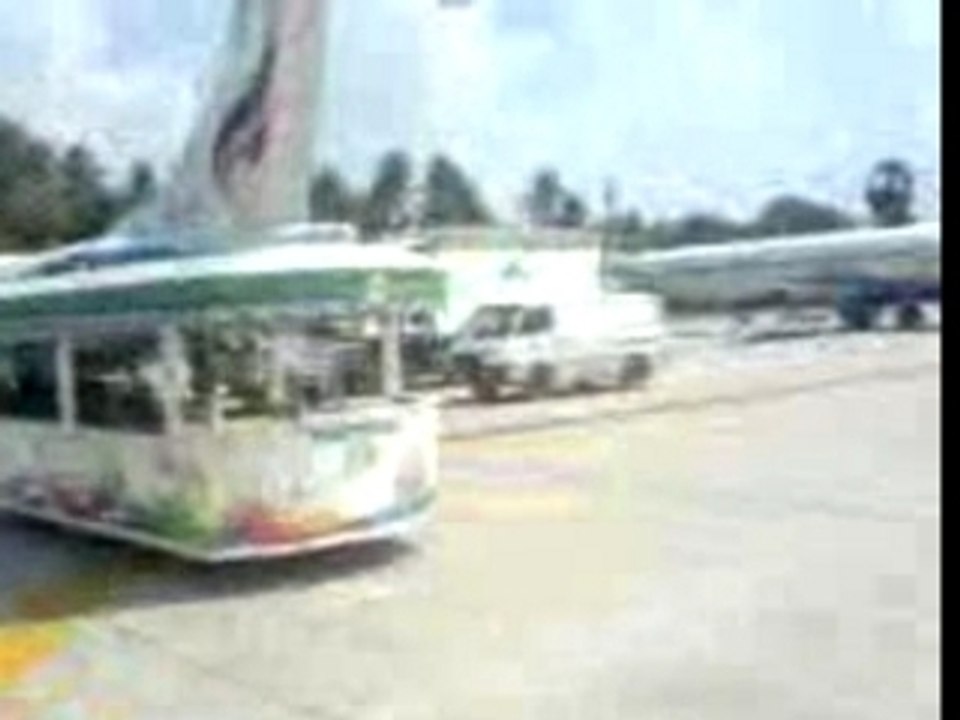 Tarmac de Koh Samui avec Bangkok Airways