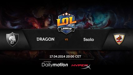 Highlights | Dragon -vs- 5Solo - LPL Season 1 ENG