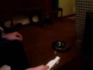 Roomba contrôlé par Wiimote
