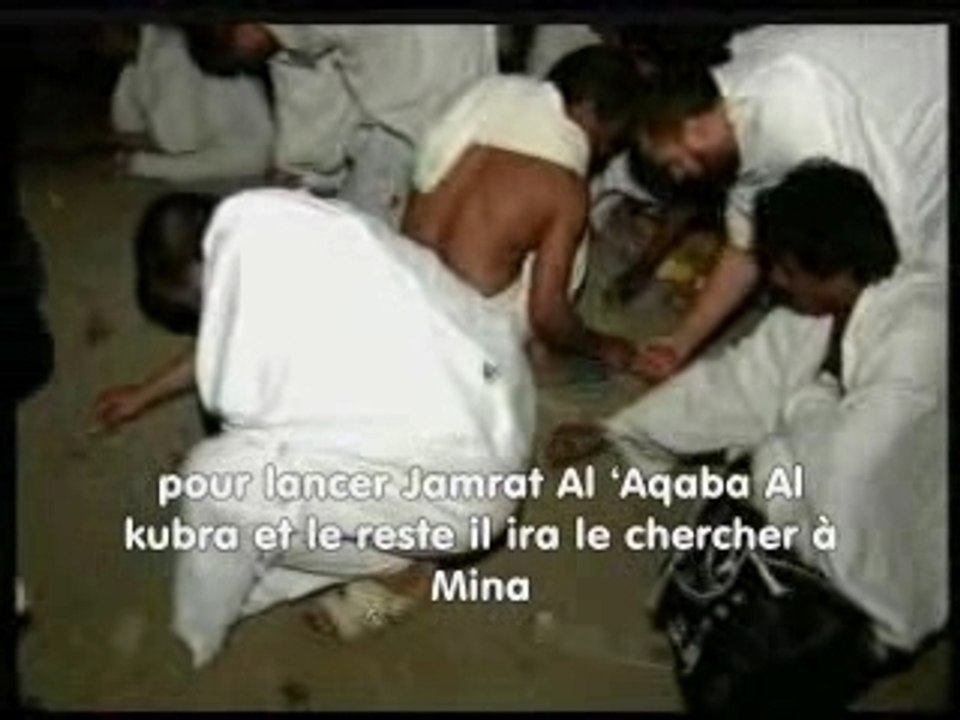 hajj séjour nocturne à Mouzdalifah