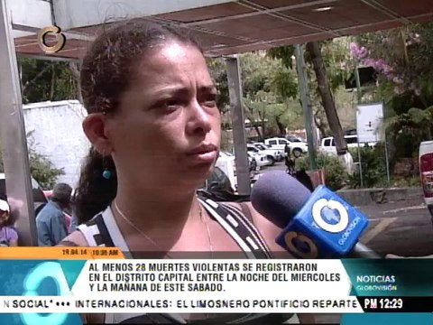 28 muertes violentas se registraron en Caracas entre miércoles y la mañana de este sábado