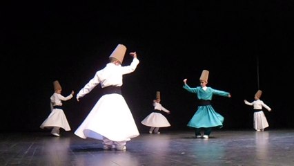 mertcan mevlana semazen gösterisi