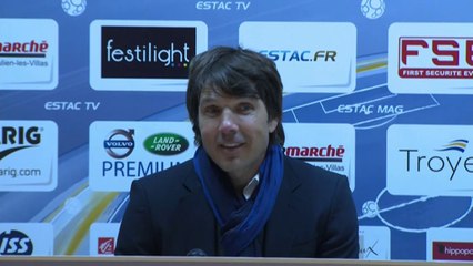 Conférence de presse ESTAC Troyes - US Créteil (0-3) : Jean-Marc FURLAN (ESTAC) - Jean-Luc VASSEUR (USCL) - 2013/2014