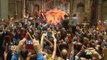 Orthodox Christians celebrate Holy Saturday in Jerusalem's Old City