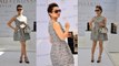 Kangna Ranaut looks Hot in short dress and pair of black patent leather pumps at Tru Trussardi Eyewear Launch