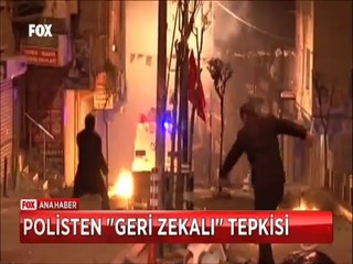 Polisten Göstericiye "Ulan geri zekalı" tepkisi