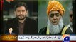 Maulana Fazal ur Rehman Mistakenly says Hamid Mir Ek Baybaak Sahafi Thay in a Live Program