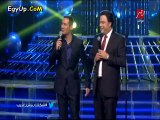 بالفيديو .. تامر عبد المنعم يقلد هانى شاكر وهيفاء وهبى تحرجه على الهواء وتقول 