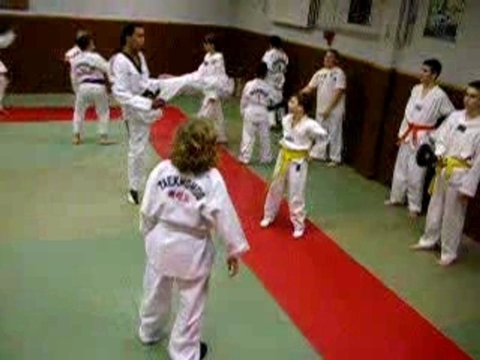 Antonin au cours de taekwondo 2