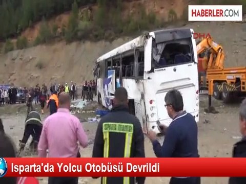 Yolcu Otobüsü Yan Yattı: 3 Ölü, 20 Yaralı