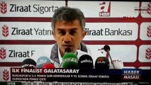 Bursaspor Teknik Sorumlusu Ümit Şengül Ziraat Türkiye Kupası yarı final rövanşı basın toplantısı