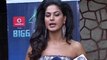 Bollywood Bold & Hot Babe Veena Malik Speaks during the grand finale of the reality show Big Boss Season 4