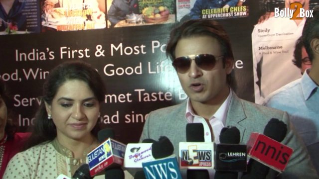 Bollywood Star Vivek Oberoi Anu Malik and Ashmit Patel 2013 UpperCrust Food and Wine Show