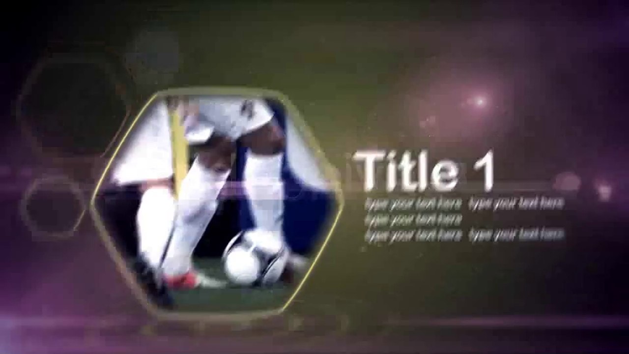 Soccer Slow Motion - After Effects Template