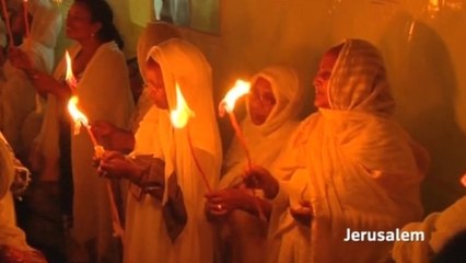 Easter's Holy Fire burns bright in Mideast