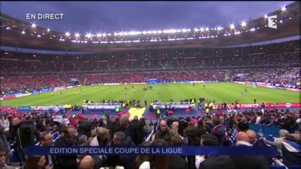 Interview lors de la Finale de la Coupe de la Ligue OL-PSG